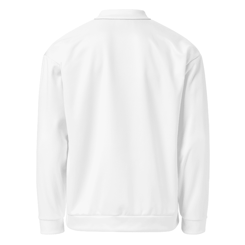 WHITE BACK BOMBERJACKE DETAILS